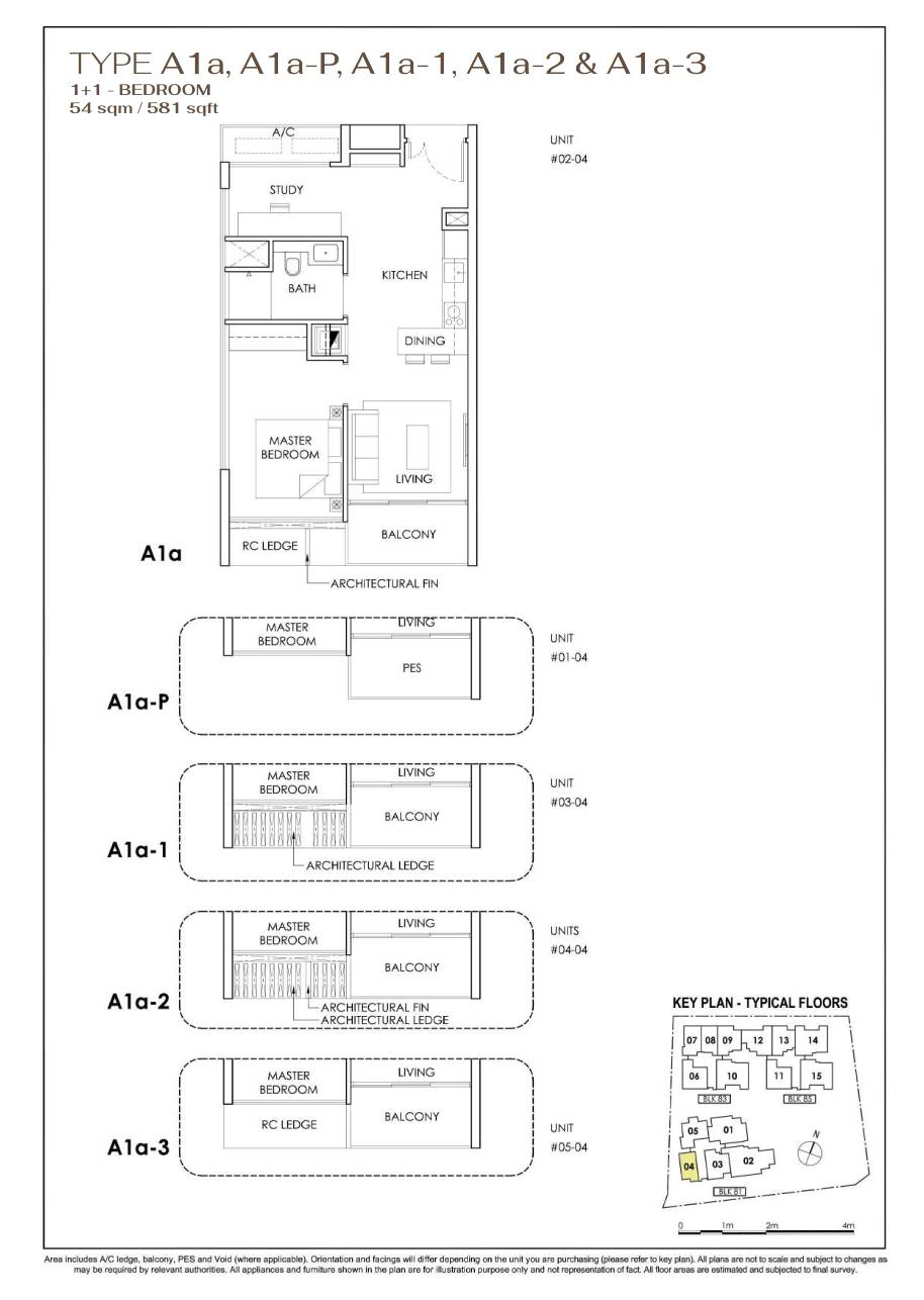Phoenix Residences 1 Bedroom Floor Plan 3