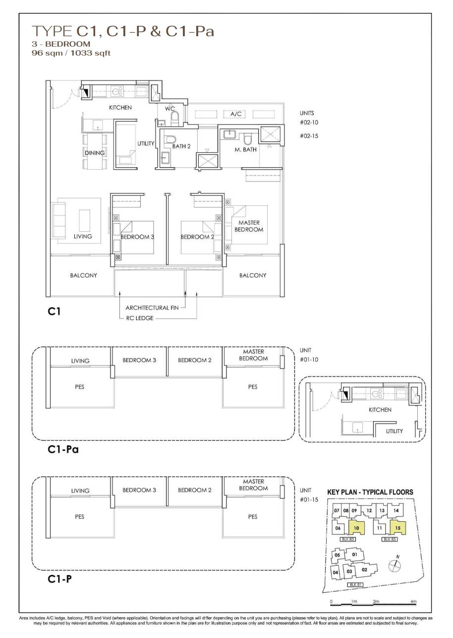 Phoenix Residences 1 Bedroom Floor Plan 14